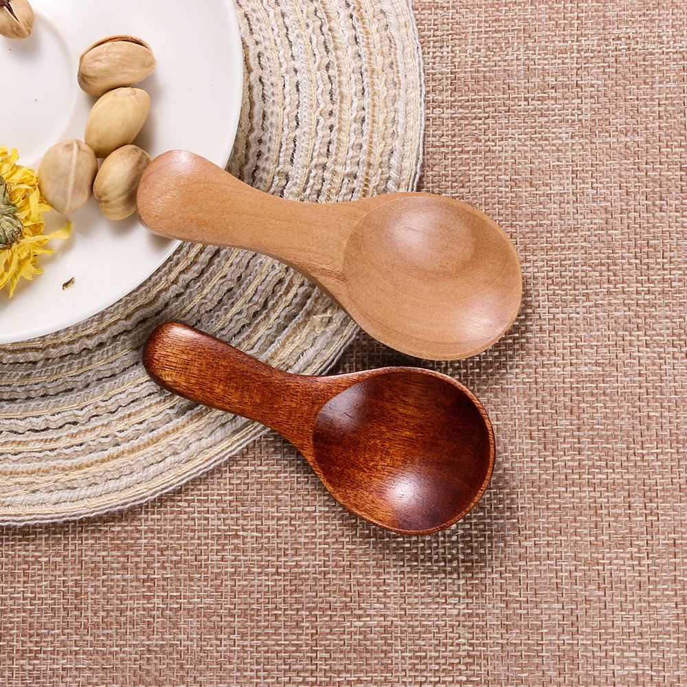 Mini Natural Wooden Spoon Scoop Tea Honey Coffee Condiment Salt Sugar Spoon Cooking Tools Kitchen Gadgets Home 2pcs
Mini Natural Wooden Spoon Scoop Tea Honey Coffee Condiment Salt Sugar Spoon Cooking Tools Kitchen Gadgets Home 2pcs