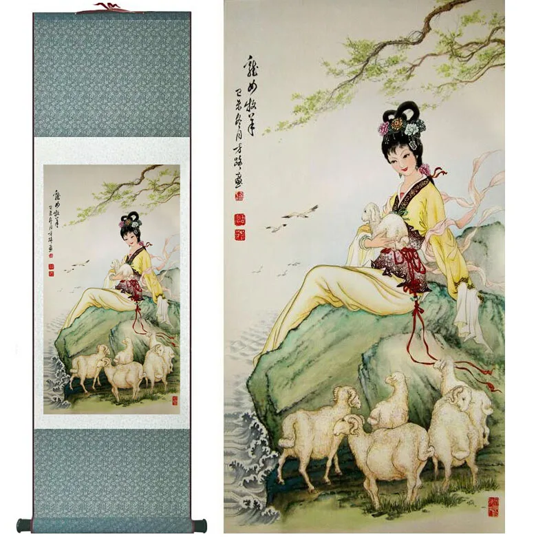 Pretty girl painting Chinese Art Painting Home Office Decoration Chinese painting art figure painting girl beside the river
Pretty girl painting Chinese Art Painting Home Office Decoration Chinese painting art figure painting girl beside the river