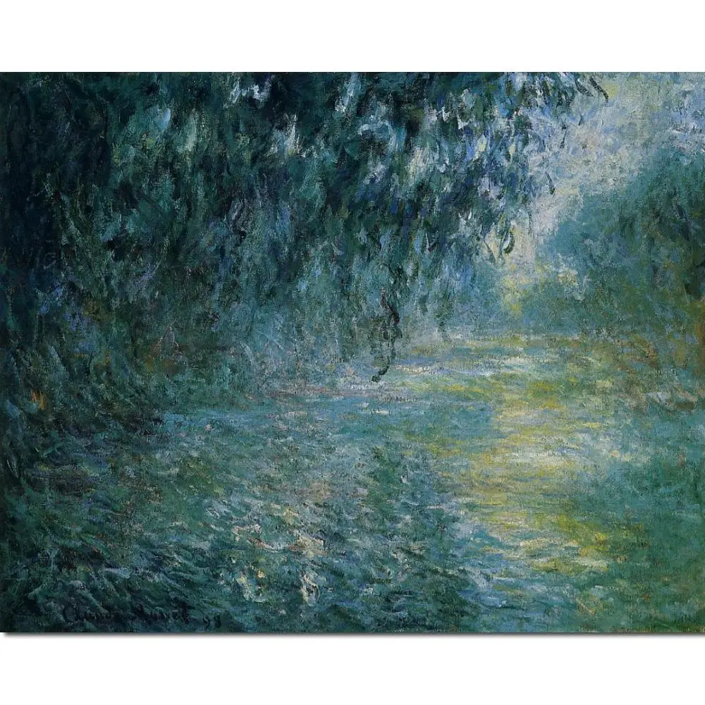 Handmade Oil Painting Claude Monet Landscape Morning Seine in the Rain Canvas Reproducts Wall Art Blue Home Decor Dining Room
Handmade Oil Painting Claude Monet Landscape Morning Seine in the Rain Canvas Reproducts Wall Art Blue Home Decor Dining Room