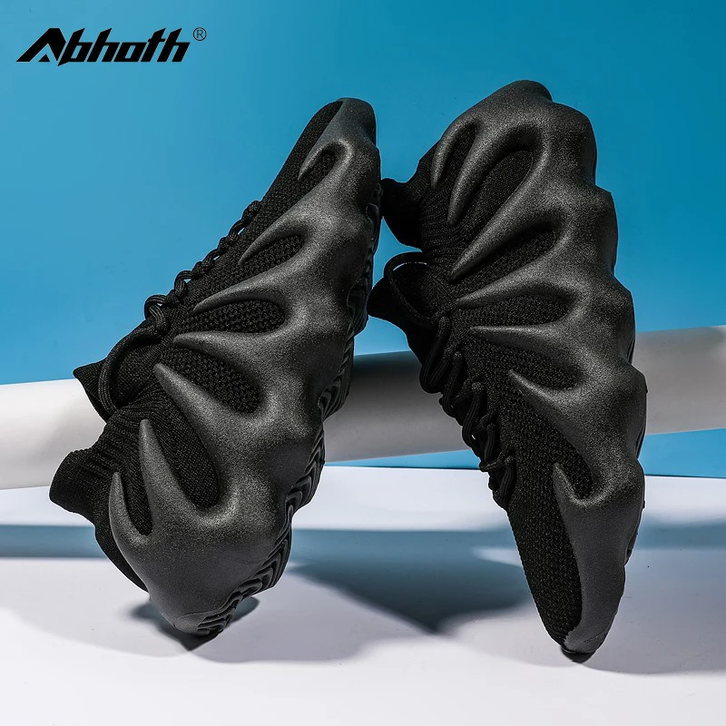 

Abhoth Men Sneakers Light Breathable Man Shoes Lace-Up Outdoor Casual Shoes Flat Walking Non-slip Summer Shoes Zapatillas Hombre