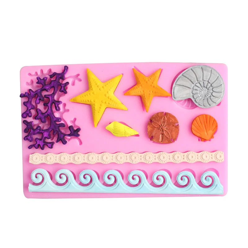 Food Grade 3D Underwater World Conch Shape Fondant Cake Mold DIY Chocolate Mould Multifunction Silicone Baking Accessories
Food Grade 3D Underwater World Conch Shape Fondant Cake Mold DIY Chocolate Mould Multifunction Silicone Baking Accessories