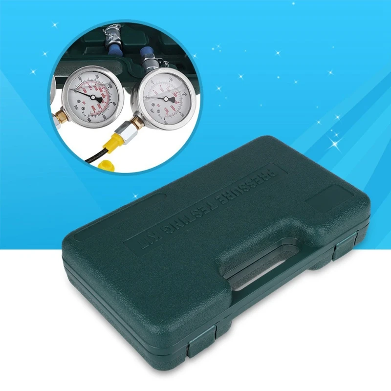 Hydraulic Pressure Gauge Excavator Pressure Test Kit for Excavator Construction Machinery, Test Coupling 8700psi Max Drop ship
Hydraulic Pressure Gauge Excavator Pressure Test Kit for Excavator Construction Machinery, Test Coupling 8700psi Max Drop ship