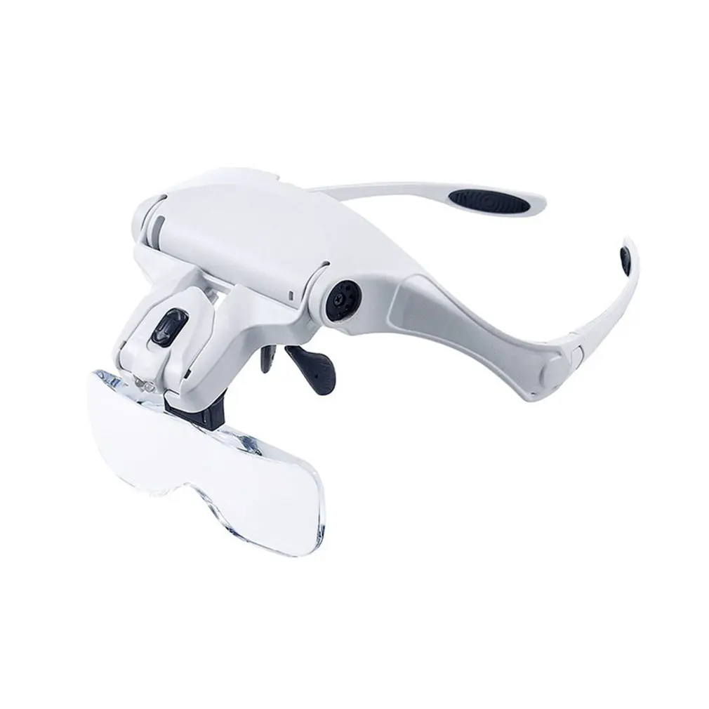 1 set 5 Lens Loupe Eyewear Magnifier With LED Lighting Lamp Interchangeable Lens Wear Magnifying Glasses
1 set 5 Lens Loupe Eyewear Magnifier With LED Lighting Lamp Interchangeable Lens Wear Magnifying Glasses