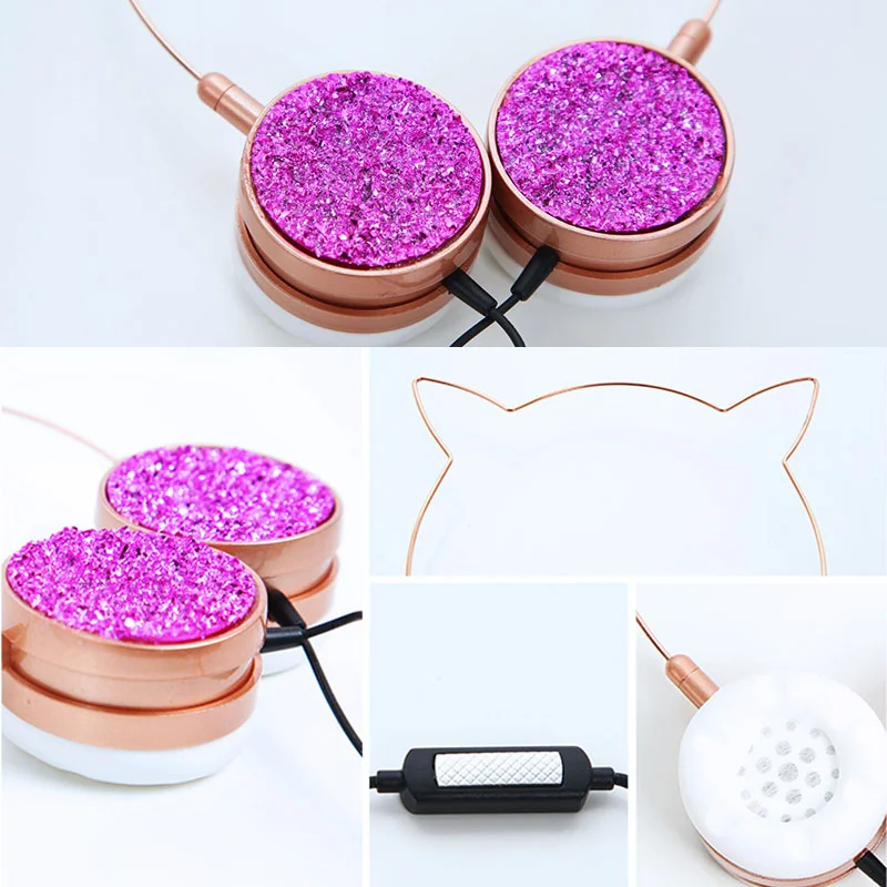 Cute Girl Daughter Wired Headphones Earphones Steel Cat Ear Headphones Phone Gaming Music Wired Headsets For Laptop PC iPhone 11 
Cute Girl Daughter Wired Headphones Earphones Steel Cat Ear Headphones Phone Gaming Music Wired Headsets For Laptop PC iPhone 11