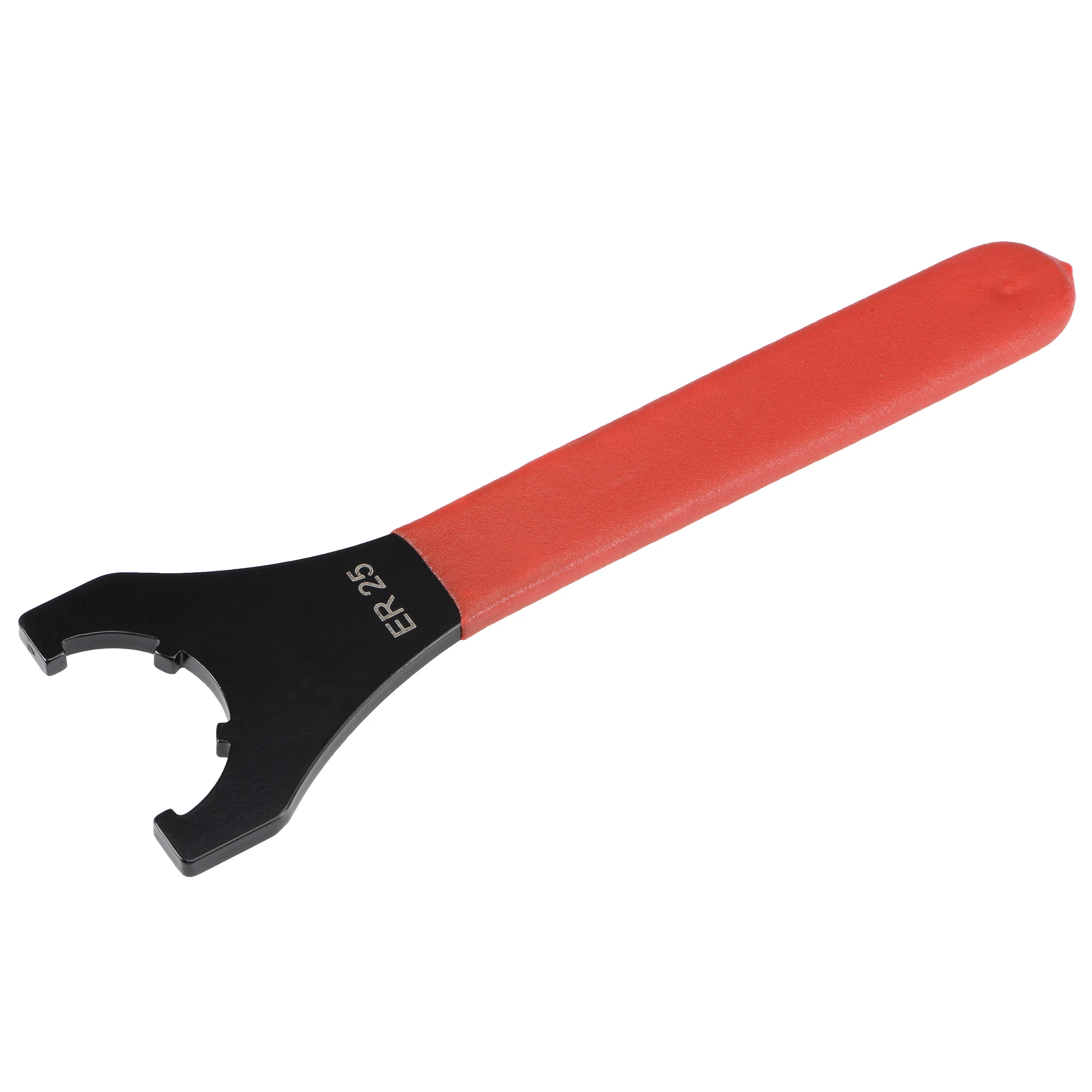 

Uxcell цанговый патрон гаечный ключ для ER25UM Зажимная гайка с красной нескользящей ручкой