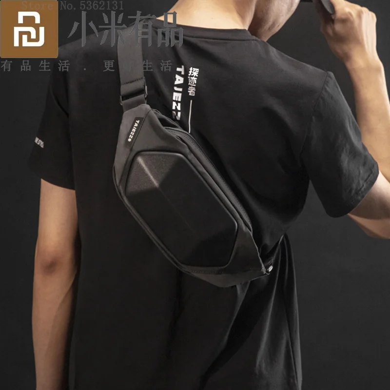 New Youpin TAJEZZO Mini Belt Bag Men Women Polyhedron PU Backpack Waterproof Sports Chest Pack Bags Phone Bag For Travel Camping
New Youpin TAJEZZO Mini Belt Bag Men Women Polyhedron PU Backpack Waterproof Sports Chest Pack Bags Phone Bag For Travel Camping