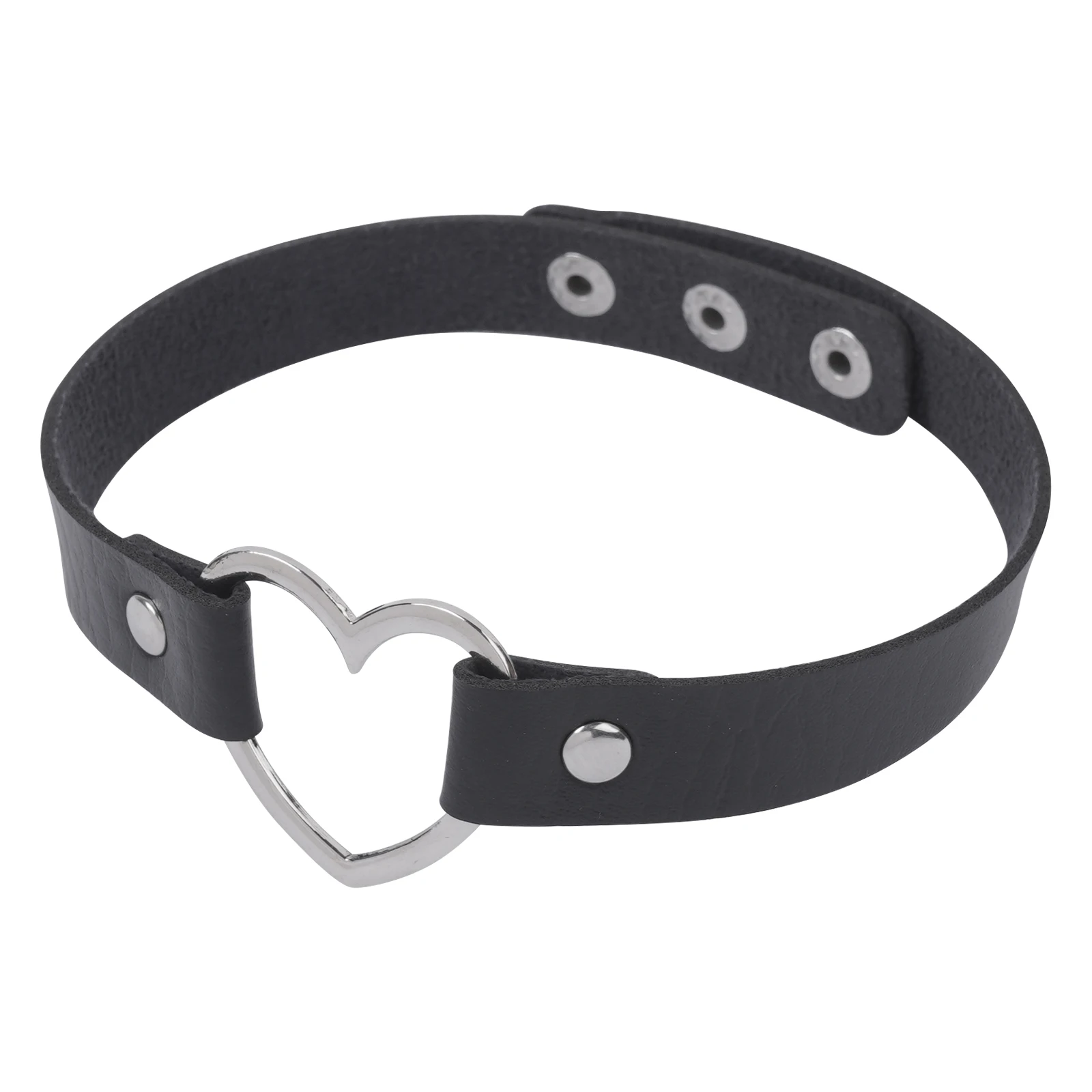Black Punk Style Metal Heart Shaped Ring Adjustable PU Leather Choker Necklace 1 Pair Half Finger Belt Up Closure Rivets Gloves
Black Punk Style Metal Heart Shaped Ring Adjustable PU Leather Choker Necklace 1 Pair Half Finger Belt Up Closure Rivets Gloves