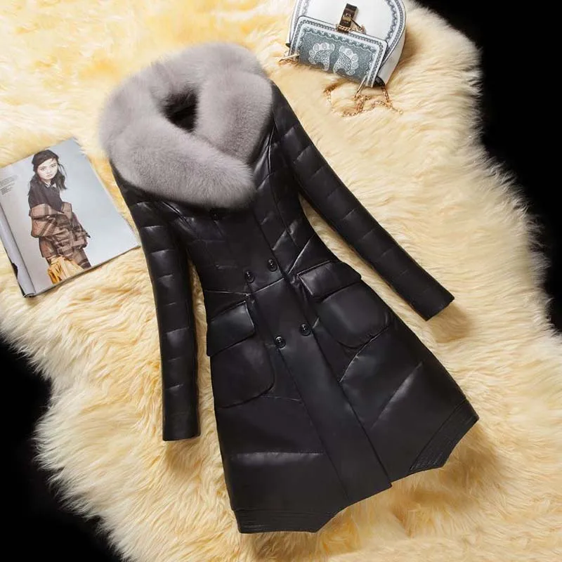 PU Leather Jackets Woman Winter 2021 New Korean Women's Hooded Faux Fur Coat Female Fashion Thick Long Velvet Jacket Down Parkas
PU Leather Jackets Woman Winter 2021 New Korean Women's Hooded Faux Fur Coat Female Fashion Thick Long Velvet Jacket Down Parkas