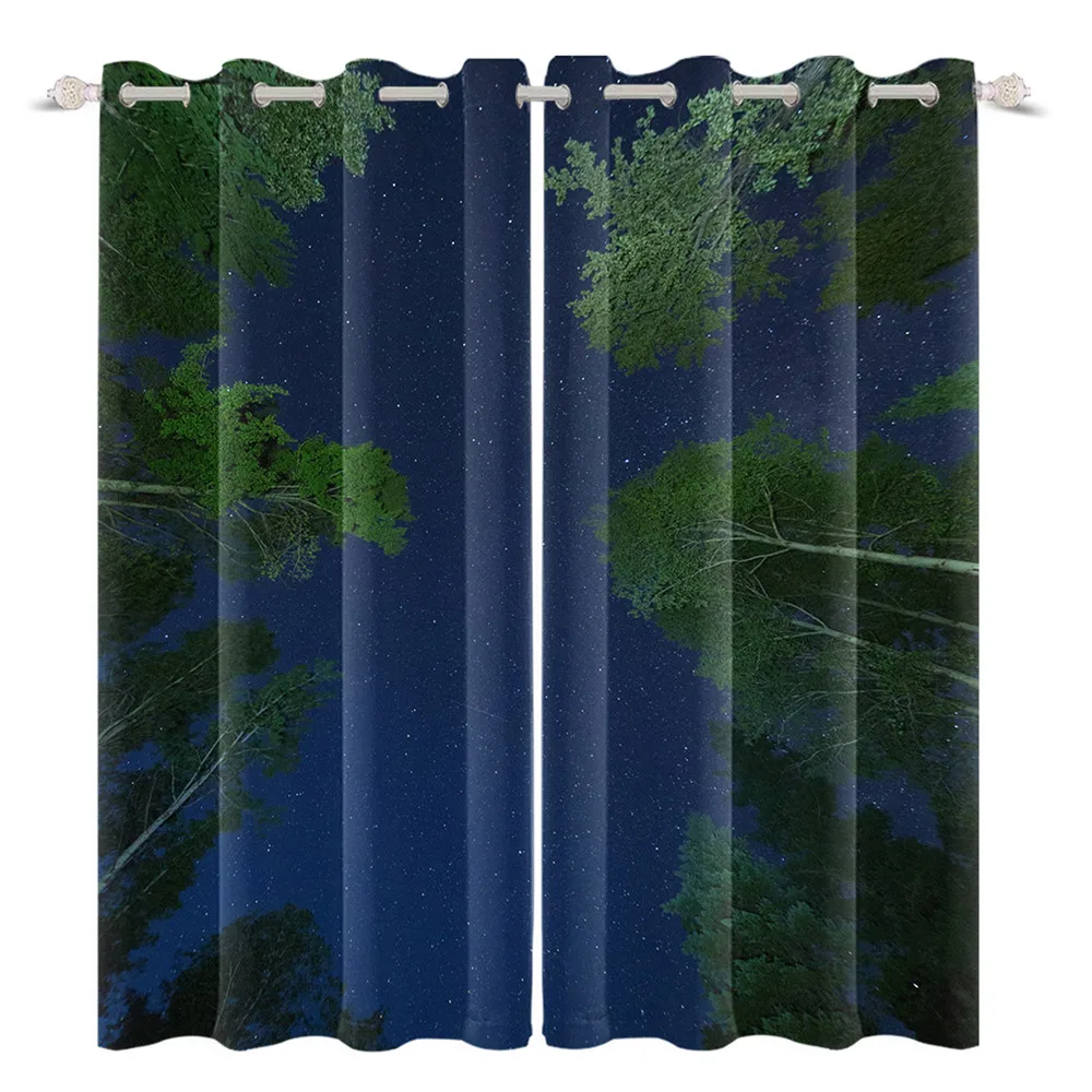 Looking Up Night Blue Starry Sky 3D Printed Curtains Modern Home Decoration Perforated Blackout Treatment Drapes 100% Polyester
Looking Up Night Blue Starry Sky 3D Printed Curtains Modern Home Decoration Perforated Blackout Treatment Drapes 100% Polyester