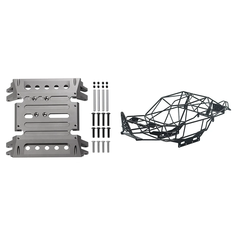 Center Gear Box Mount Base Skid Plate for Axial Wraith,Titanium & Metal Roll Cage Assembly Full Tube Frame Chassis 
Center Gear Box Mount Base Skid Plate for Axial Wraith,Titanium & Metal Roll Cage Assembly Full Tube Frame Chassis
