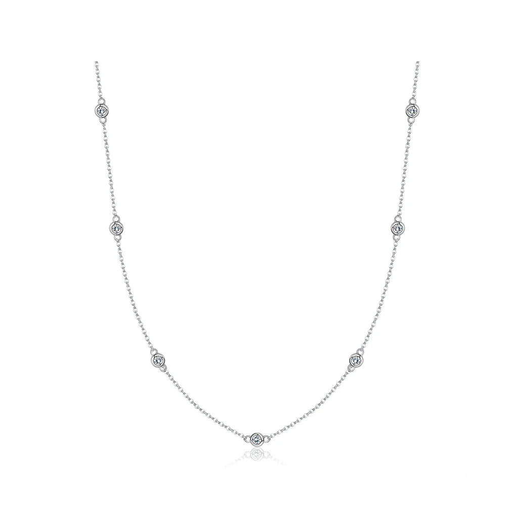 ZEMIOR 925 Sterling Silver Link Chain Necklace Clear CZ Short Metal Choker Necklaces For Women Fine Silver Jewelry New Arrival
ZEMIOR 925 Sterling Silver Link Chain Necklace Clear CZ Short Metal Choker Necklaces For Women Fine Silver Jewelry New Arrival