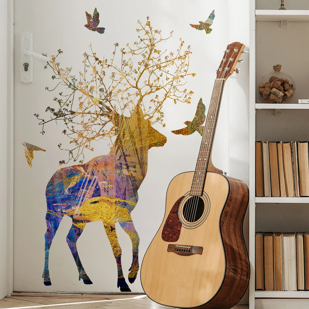 2pcs Creative PVC Wall Sticker Colorful Deer Birds DIY for Home Party Bar Shop Windows Glass Decoration Sticker Christmas Gift
2pcs Creative PVC Wall Sticker Colorful Deer Birds DIY for Home Party Bar Shop Windows Glass Decoration Sticker Christmas Gift