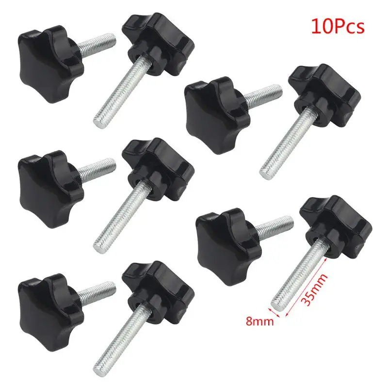 10PCS M6/M8 Hand Screw Five-Star Shaped Head Thread Clamping Screws Bolt Knob 23GB
10PCS M6/M8 Hand Screw Five-Star Shaped Head Thread Clamping Screws Bolt Knob 23GB