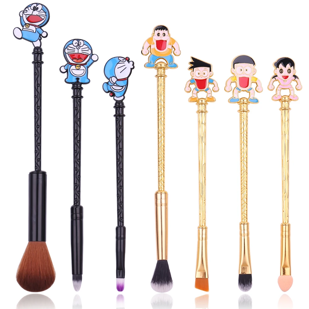 Бесплатная доставка 7 шт./компл. японское аниме Дораэмон Красота Макияж/Косметическая кисть Jingle Cat тени для век макияж кисть Инструменты Ком... 
Бесплатная доставка 7 шт./компл. японское аниме Дораэмон Красота Макияж/Косметическая кисть Jingle Cat тени для век макияж кисть Инструменты Ком...