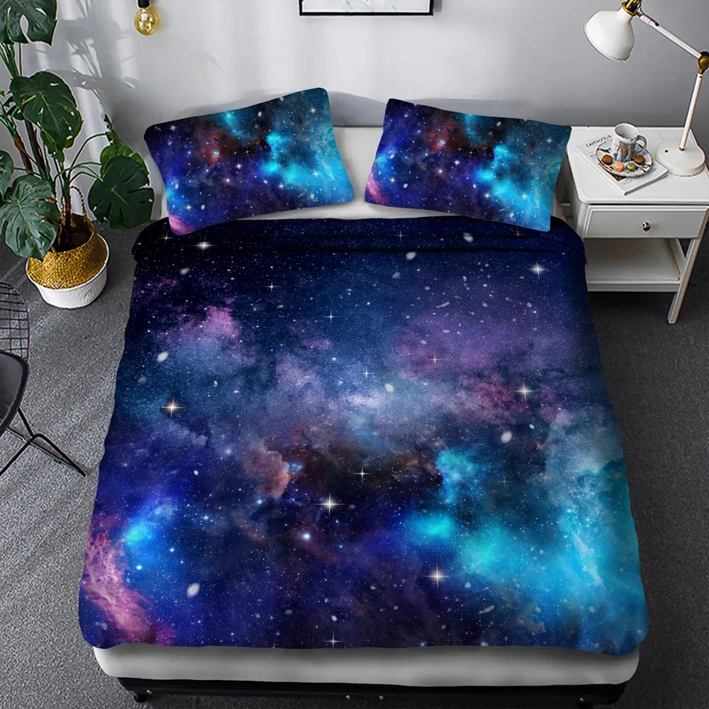 Autumn And Winter Use The Universe Starry Sky Picture Bedding Duvet Cover Pillowcase Single Double Large King Size Quilt Cover
Autumn And Winter Use The Universe Starry Sky Picture Bedding Duvet Cover Pillowcase Single Double Large King Size Quilt Cover