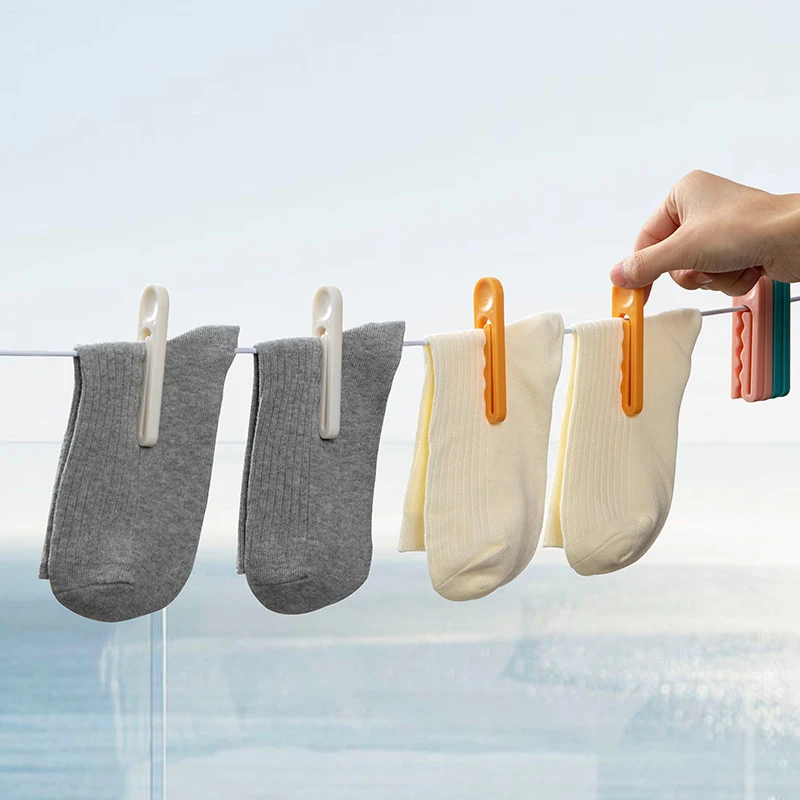10 Packs Of Windproof Buckle Hanger Socks For Drying Fixing Clips For Drying Clothes Anti-drying Clothes Underwear Card Firm
10 Packs Of Windproof Buckle Hanger Socks For Drying Fixing Clips For Drying Clothes Anti-drying Clothes Underwear Card Firm