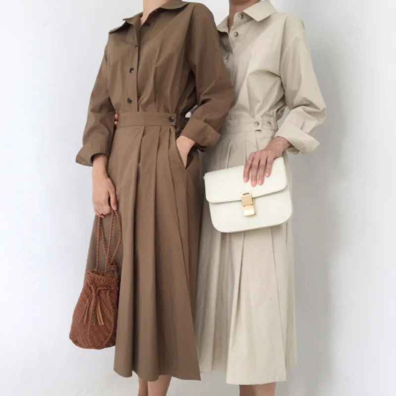 Elegant Women Vestido Office Lady OL Maxi Shirt Dress Summer Party Long Sleeve Casual Dress Vintage Harajuku Ladies Dresses
Elegant Women Vestido Office Lady OL Maxi Shirt Dress Summer Party Long Sleeve Casual Dress Vintage Harajuku Ladies Dresses