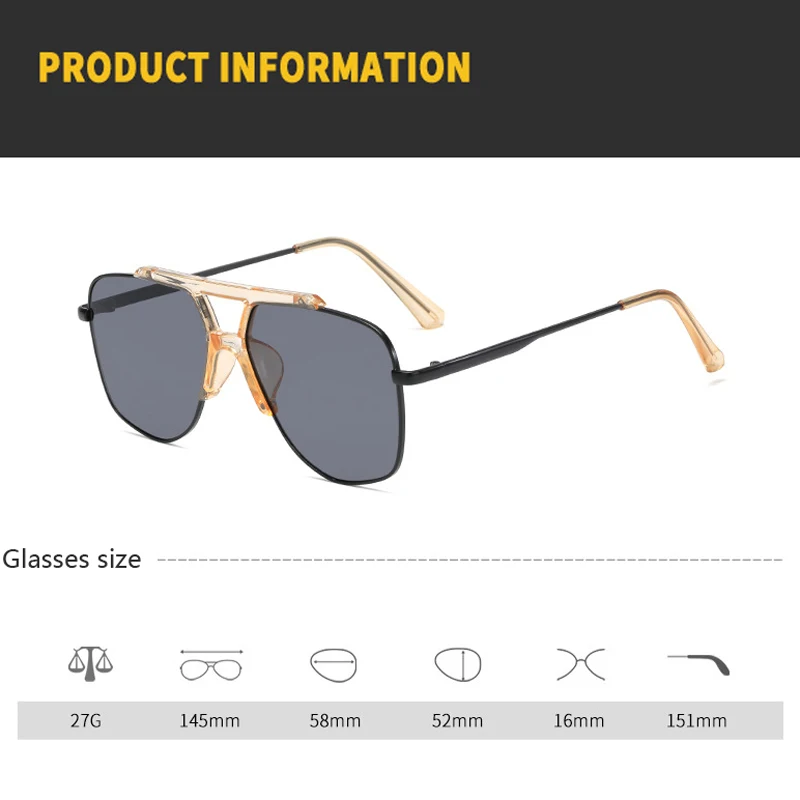 Seemfly 2021 Fashion Metal Frame Sunglasses Female Transparent Frame Gray Ant Irregular Polygon Eyeglasses UV400 Oculos De Sol
Seemfly 2021 Fashion Metal Frame Sunglasses Female Transparent Frame Gray Ant Irregular Polygon Eyeglasses UV400 Oculos De Sol