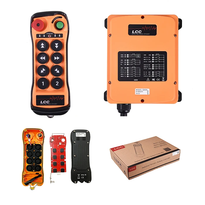 Q808 Good quality manufacturer industrial wireless remote control for electric hoists
Q808 Good quality manufacturer industrial wireless remote control for electric hoists