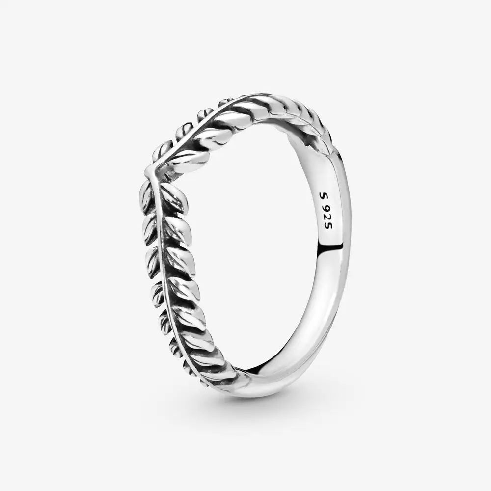 2020 New 100% 925 Sterling Silver Wheat Grains Wishbone Ring For Women Vintage Simple Ring Jewelry Gift
2020 New 100% 925 Sterling Silver Wheat Grains Wishbone Ring For Women Vintage Simple Ring Jewelry Gift