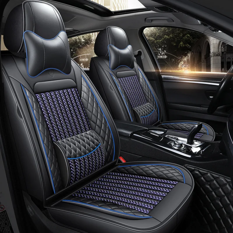 Car Seat Covers Full Set with Waterproof Leatherette ,Airbag Compatible Automotive Vehicle Cushion Universal fit for Most Cars
Car Seat Covers Full Set with Waterproof Leatherette ,Airbag Compatible Automotive Vehicle Cushion Universal fit for Most Cars