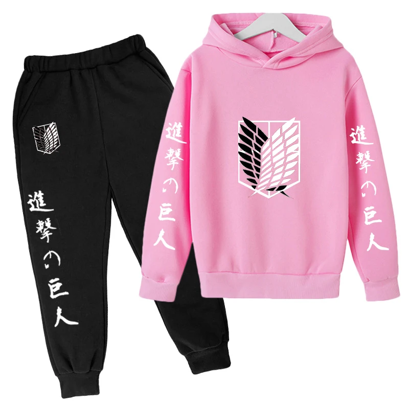 2021 Anime Hooded Long Sleeve Attack On Titan Hoodie Streetwear Harajuku Sweatshirt Boys And Girls Unisex Sport Two-Piece Suit
2021 Anime Hooded Long Sleeve Attack On Titan Hoodie Streetwear Harajuku Sweatshirt Boys And Girls Unisex Sport Two-Piece Suit