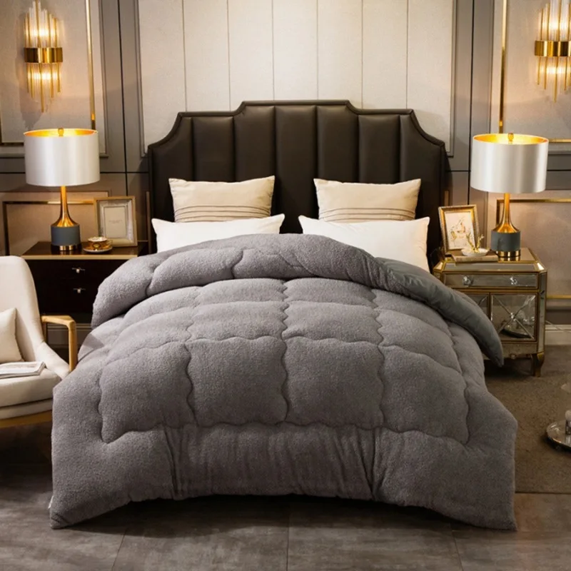 Autumn Winter Thicken Warm Lamb Wool Quilt Blanket Single Double King Queen Bed Cover Bedding Duvets Home Hotel Comforter
Autumn Winter Thicken Warm Lamb Wool Quilt Blanket Single Double King Queen Bed Cover Bedding Duvets Home Hotel Comforter