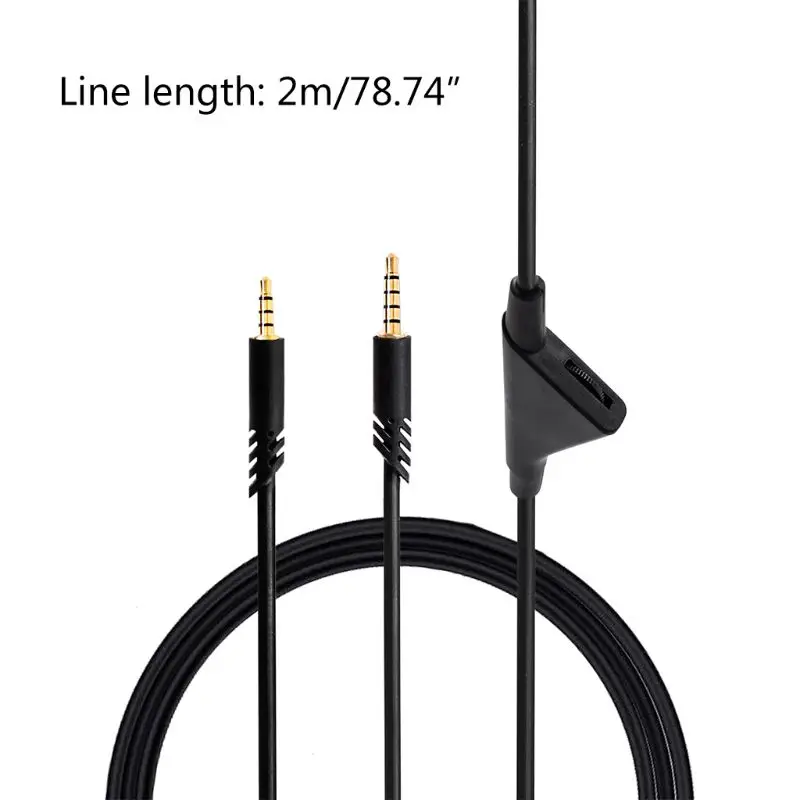 Earphone Cable Audios Cord with Tuning Function for Lo-gitech As-tro A10 A40tr 54DB
Earphone Cable Audios Cord with Tuning Function for Lo-gitech As-tro A10 A40tr 54DB