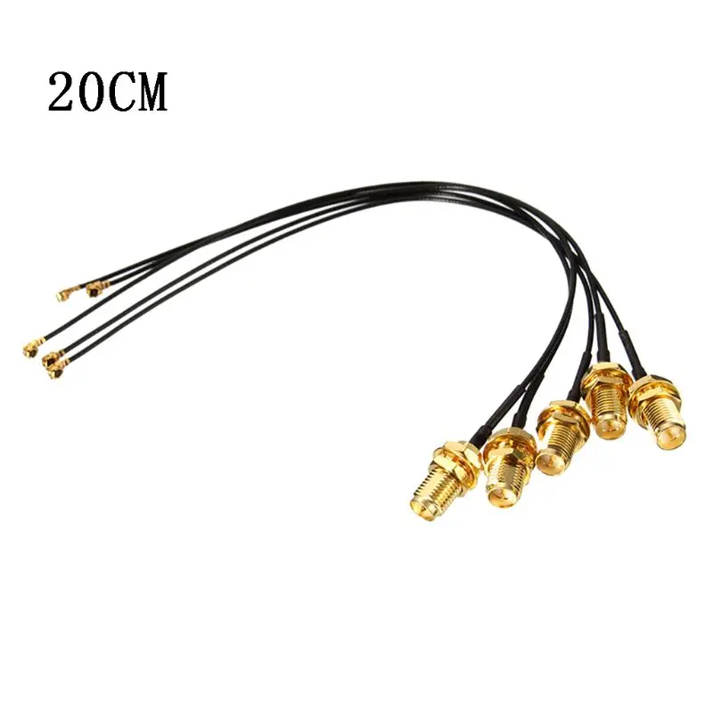 5PCS Extension Cord IPX to RP SMA Female Connector Antenna WiFi Pigtail Cable IPX to RP-SMA Jack Male SMA to IPX 1.13
5PCS Extension Cord IPX to RP SMA Female Connector Antenna WiFi Pigtail Cable IPX to RP-SMA Jack Male SMA to IPX 1.13