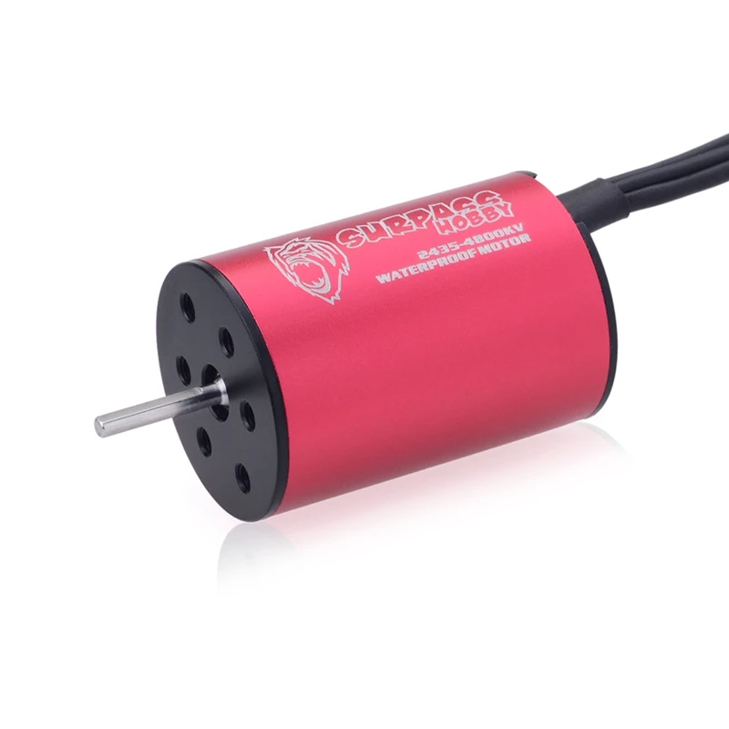 SURPASS HOBBY 2435 2.0mm Waterproof Brushless Motor 4800KV 2S for Tamiya Redcat HSP 1/16 1/18 RC Drift Racing Car
SURPASS HOBBY 2435 2.0mm Waterproof Brushless Motor 4800KV 2S for Tamiya Redcat HSP 1/16 1/18 RC Drift Racing Car