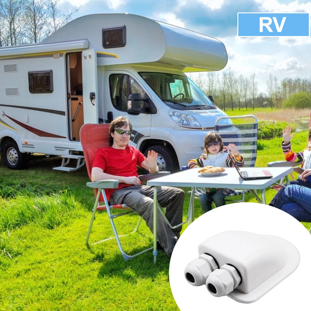 White Solar Car Junction Box Plastic Roof Wire Entry Gland Box Solar Panel Cable Motorhome Junction Box RV Caravan Accessories
White Solar Car Junction Box Plastic Roof Wire Entry Gland Box Solar Panel Cable Motorhome Junction Box RV Caravan Accessories