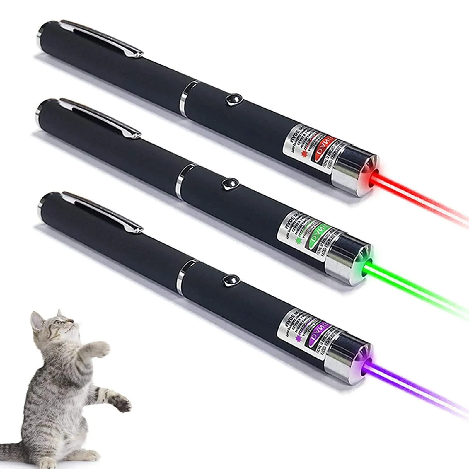 Cat Laser Pointer Interactive Cat Teaser Toys Funny Interesting Play Electronic Pet Products Cat Supplies for Cats Kitten kitty
Cat Laser Pointer Interactive Cat Teaser Toys Funny Interesting Play Electronic Pet Products Cat Supplies for Cats Kitten kitty