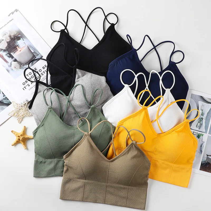 Women Cotton Crop Tops Sexy Removable Padded Camisole Femme Fashion Intimates One Piece Sports Sleep Girl's Bra
Women Cotton Crop Tops Sexy Removable Padded Camisole Femme Fashion Intimates One Piece Sports Sleep Girl's Bra