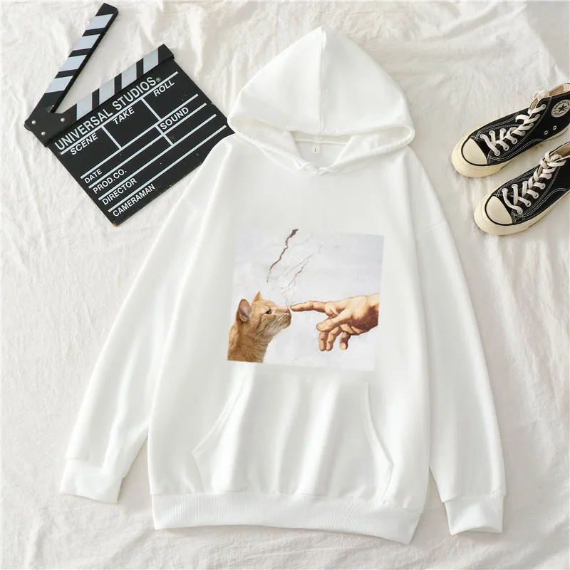 Winter Kpop Cute Adam and the cat Print Hooded Y2K Casual Hoodie Couples Sweatshirt Oversize Autumn Sports Loose Outfit Women
Winter Kpop Cute Adam and the cat Print Hooded Y2K Casual Hoodie Couples Sweatshirt Oversize Autumn Sports Loose Outfit Women