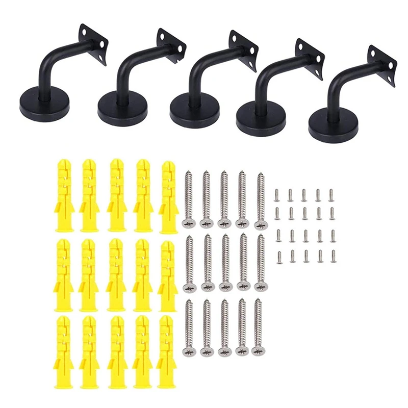 Sturdy Handrail Bracket, Solid Banister Rail Bracket, Stair Handrail-5PCS-Curved Joint
Sturdy Handrail Bracket, Solid Banister Rail Bracket, Stair Handrail-5PCS-Curved Joint