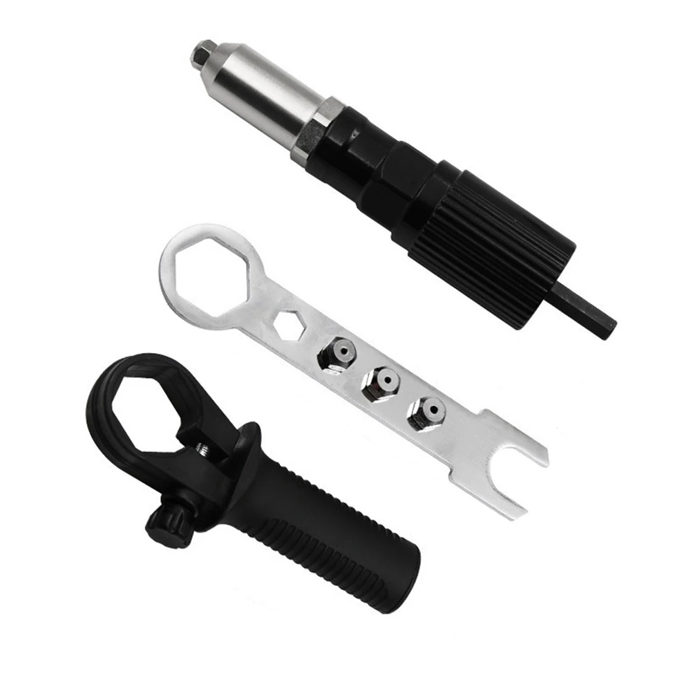 3 Pcs/Set Electric Rivet Nut Gun Adapters Riveting Tool Cordless Riveting Drill Adaptor Insert Nut Tool
3 Pcs/Set Electric Rivet Nut Gun Adapters Riveting Tool Cordless Riveting Drill Adaptor Insert Nut Tool
