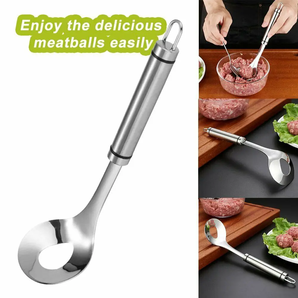 Meatball Maker Spoon Stainless Steel Non-Stick Creative Meatball Maker Cooking Tools Kitchen Gadgets And Accessories 2022 New
Meatball Maker Spoon Stainless Steel Non-Stick Creative Meatball Maker Cooking Tools Kitchen Gadgets And Accessories 2022 New