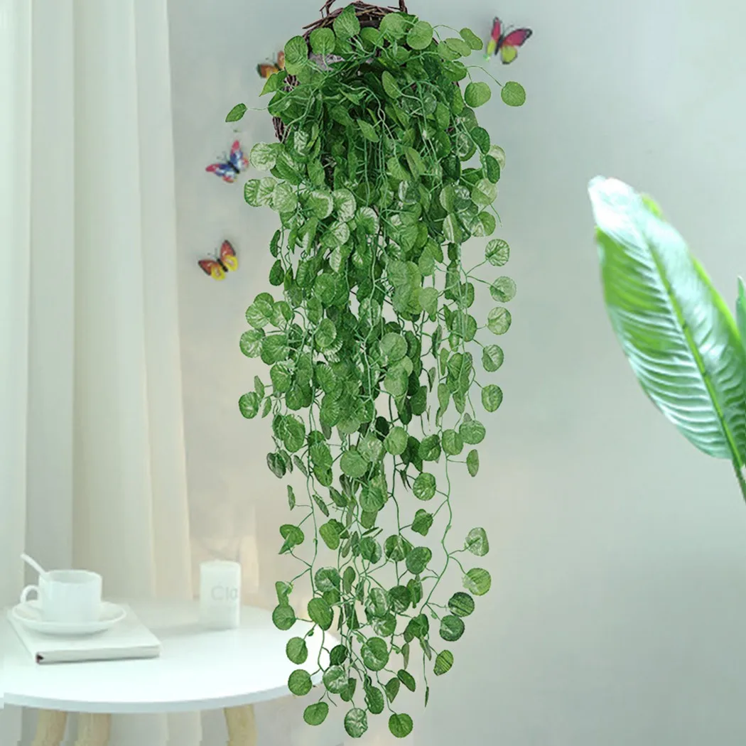 90cm Artificial Wall Hanging Vines Greenery Garland Begonia Leaf Rattan Decoration Garden Greening Wedding Venue Decor
90cm Artificial Wall Hanging Vines Greenery Garland Begonia Leaf Rattan Decoration Garden Greening Wedding Venue Decor