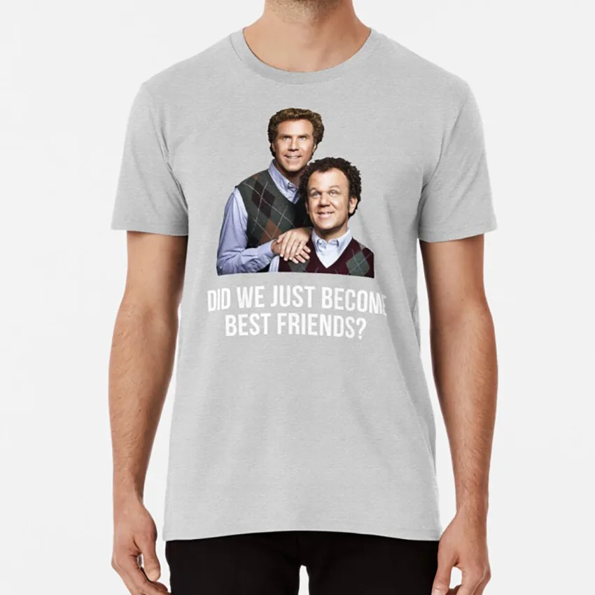 Мы только что стали лучшими друзьями? Футболка step brothers will ferrell забавные призмы хит