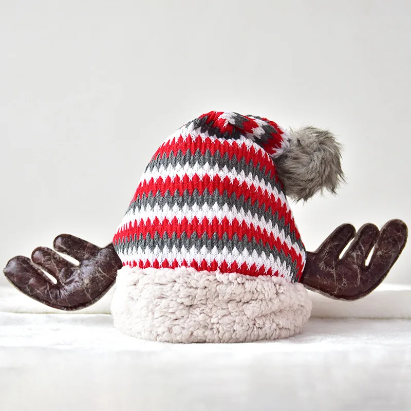 

2021 Рождественская шапка вязаная повязка на голову шляпа зимняя новогодняя Коллекция шляпа Рождественская шляпа декоративный мяч шоу рекви...
