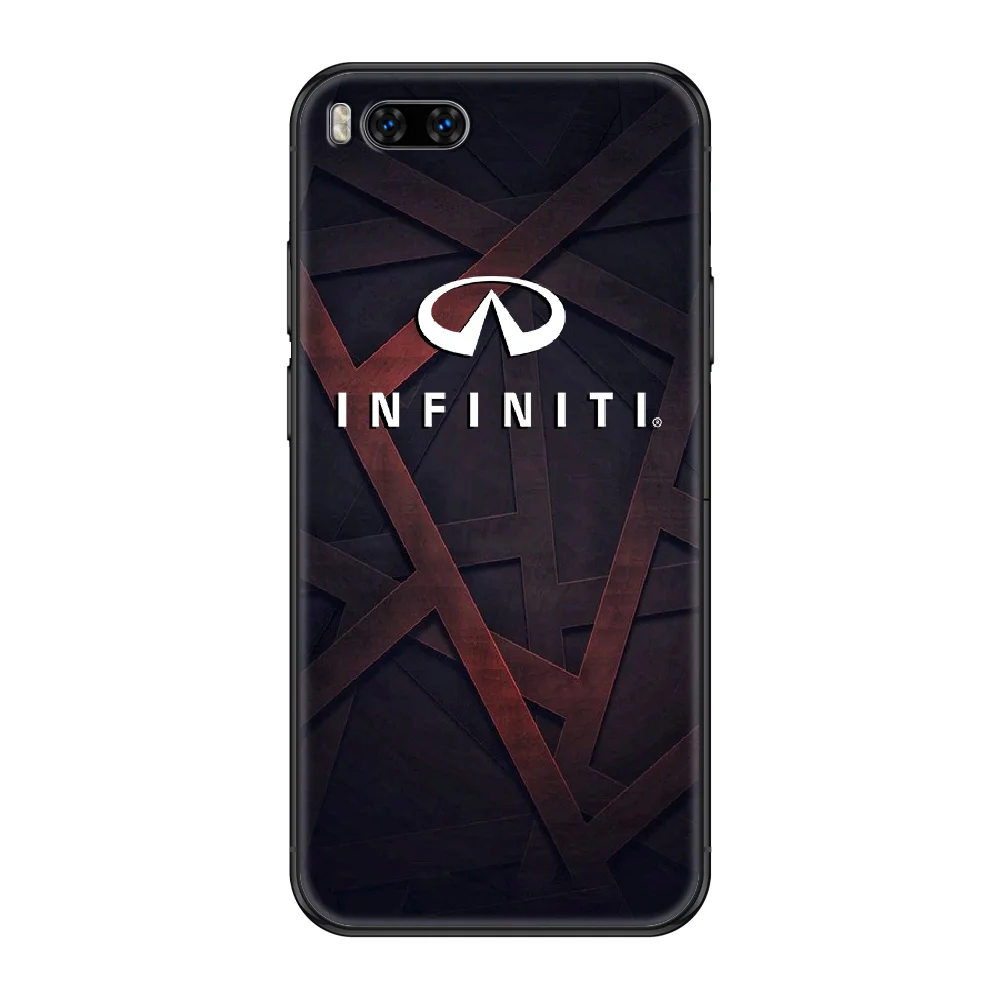 

Car Infiniti Phone case For Xiaomi Mi 6 8 9 A1 2 3 Max3 Mix2 Mix2S X T Lite Pro black art coque painting back trend cell cover