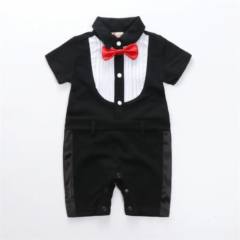 2023 Boys Summer Clothes Jumpsuit Overalls Patchwork Gentleman Newborn Baby Clothes Short-sleeved One-piece New Born Romper
2023 Boys Summer Clothes Jumpsuit Overalls Patchwork Gentleman Newborn Baby Clothes Short-sleeved One-piece New Born Romper