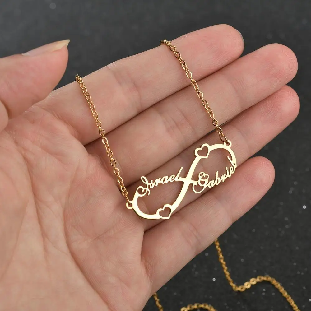Goxijite Customize Infinite Name Layer Necklace For Women Personalized Gold Stainless Steel Custom Name Jewelry friend gift
Goxijite Customize Infinite Name Layer Necklace For Women Personalized Gold Stainless Steel Custom Name Jewelry friend gift