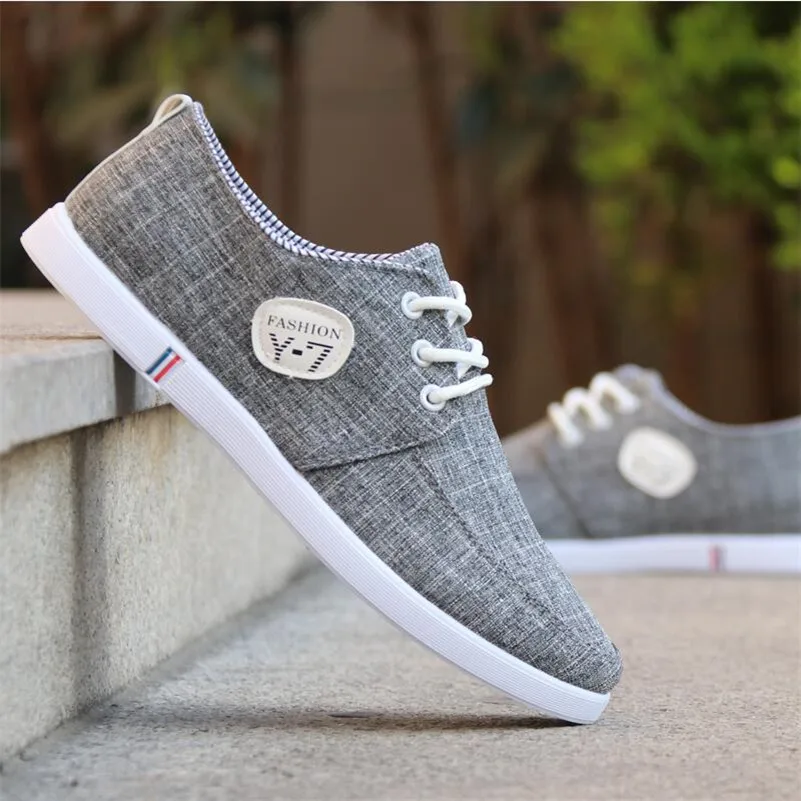 Summer new men's canvas shoes Korean version of the trend of men's shoes breathable casual shoes men's wild
Summer new men's canvas shoes Korean version of the trend of men's shoes breathable casual shoes men's wild