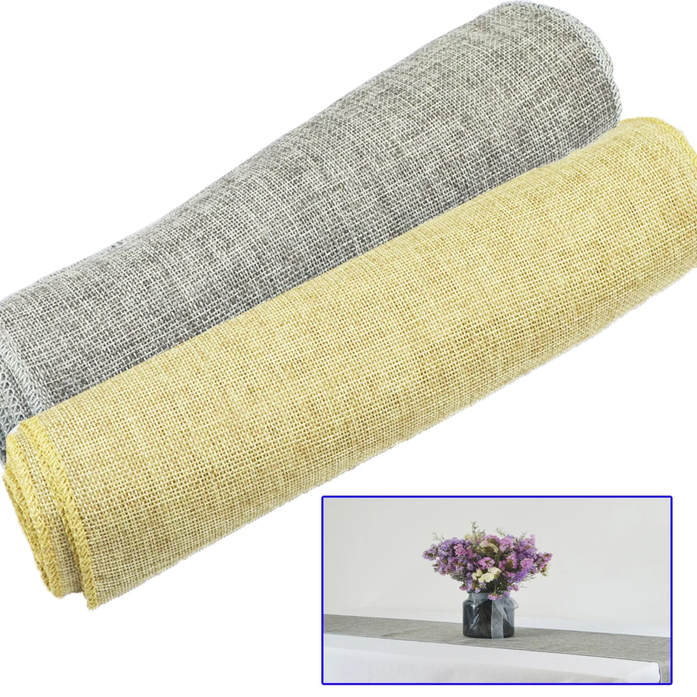 Rustic Table Runner Natural Imitated Linen Table Cloth Runners for Wedding Christmas Birthday Baby Shower Party Home Table Decor
Rustic Table Runner Natural Imitated Linen Table Cloth Runners for Wedding Christmas Birthday Baby Shower Party Home Table Decor