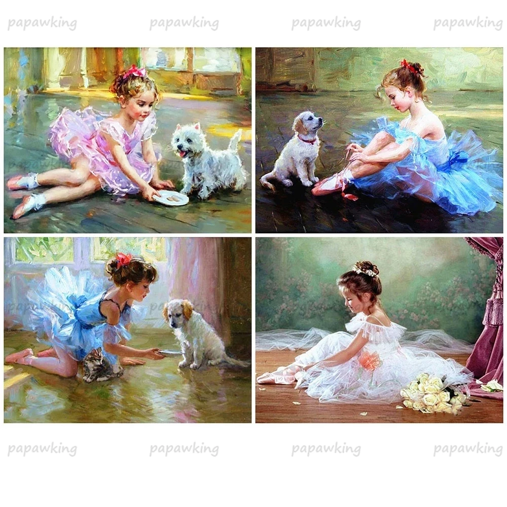 Ballet Girl and Dog Diy Diamond Painting Full Diamond Embroidery Cross Stitch Mosaic Kit Accessories Handicraft Gifts Home Decor
Ballet Girl and Dog Diy Diamond Painting Full Diamond Embroidery Cross Stitch Mosaic Kit Accessories Handicraft Gifts Home Decor