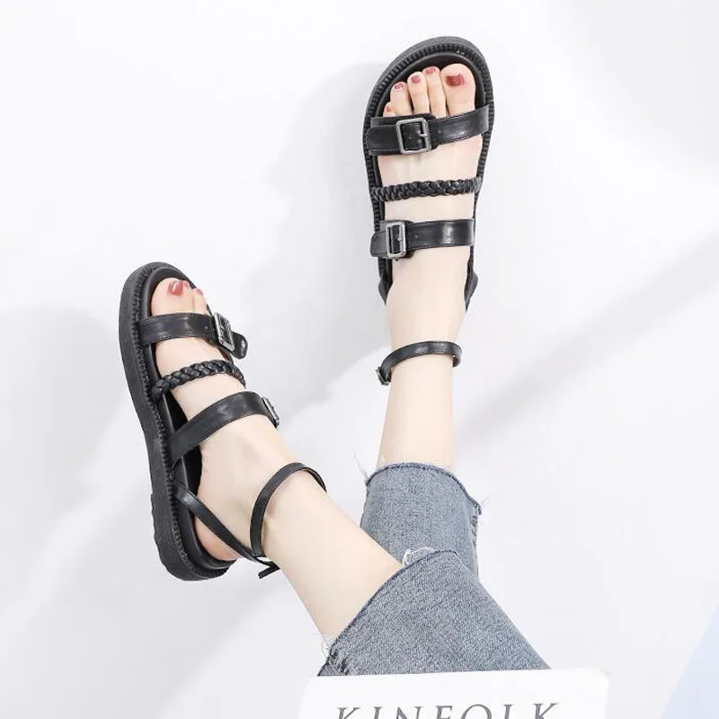 Shoes Woman Summer Comfortable Women Wedges Sandals Platform Casual Non-Slip Roman Women's Sandals Beach Soft Female Loafers
Shoes Woman Summer Comfortable Women Wedges Sandals Platform Casual Non-Slip Roman Women's Sandals Beach Soft Female Loafers