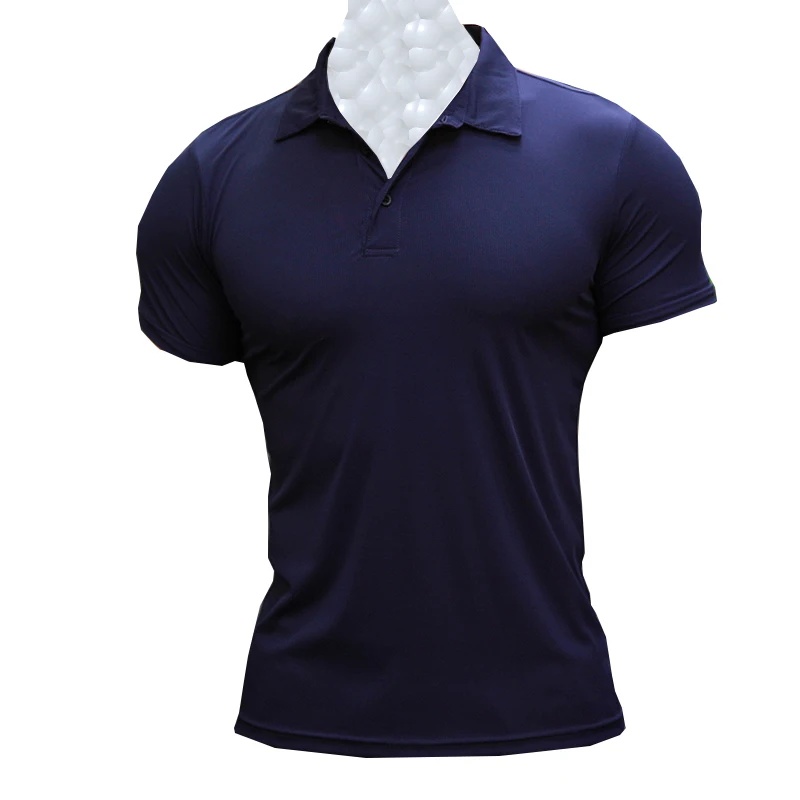 Men Sport Training Ice silk summer Polo T-shirt Short Sleeve Male Casual Quick dry Gym Running Fitness Slim Tees Tops Clothing
Men Sport Training Ice silk summer Polo T-shirt Short Sleeve Male Casual Quick dry Gym Running Fitness Slim Tees Tops Clothing