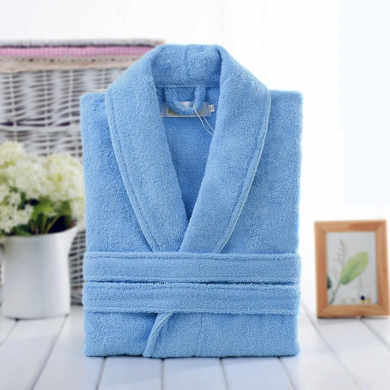 100% Cotton Toweling Terry Robe Unisex lovers Soft Bath Robe Men And Women Nightrobe Sleepwear Male Casual Home Bathrobe
100% Cotton Toweling Terry Robe Unisex lovers Soft Bath Robe Men And Women Nightrobe Sleepwear Male Casual Home Bathrobe
