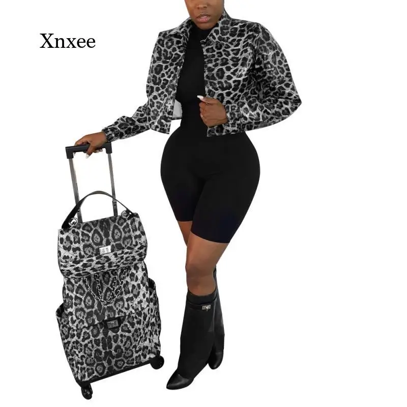 Fashion Winter Ladies Long Sleeve Leopard Print Pu Jacket Elegant Fall Winter Short Jacket Top
Fashion Winter Ladies Long Sleeve Leopard Print Pu Jacket Elegant Fall Winter Short Jacket Top